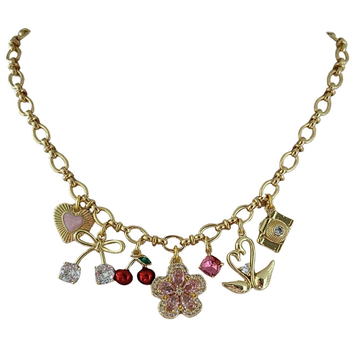 Lola Charm Necklace - Elisa Charms