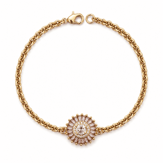 Lucille Medallion Bracelet - Elisa Charms