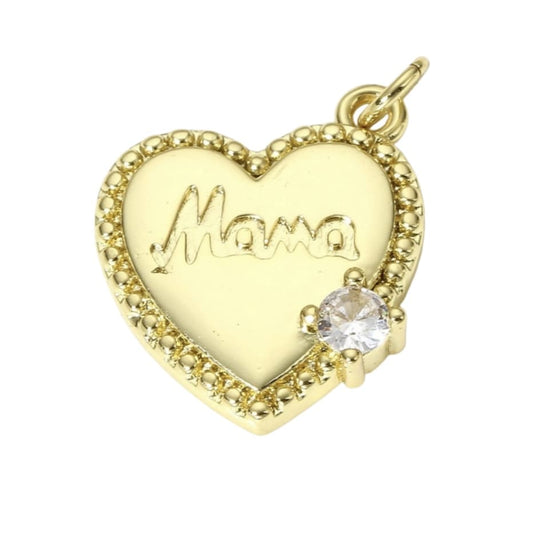 "Mama" Heart Charm - Elisa Charms