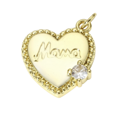 "Mama" Heart Charm