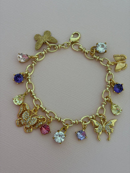 Mariposa Charm Bracelet - Elisa Charms