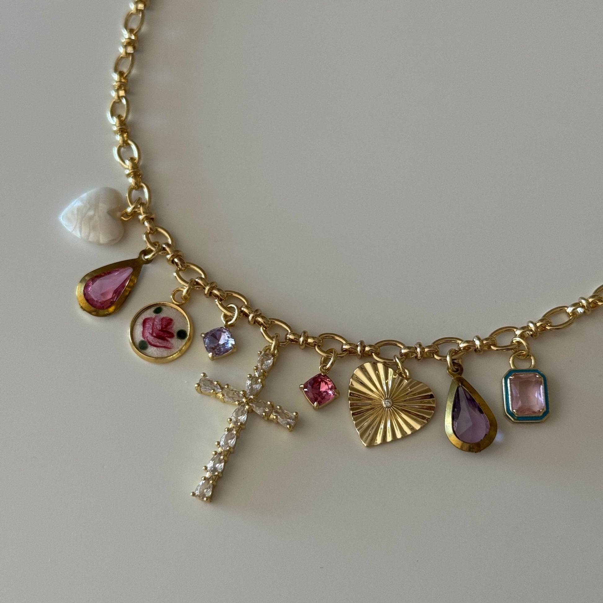 Mary Charm Necklace - Elisa Charms