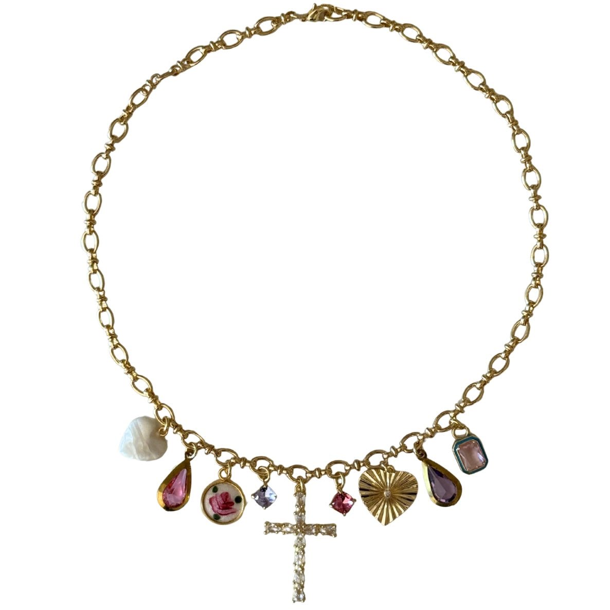 Mary Charm Necklace - Elisa Charms