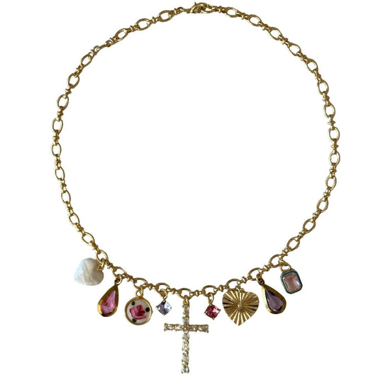Mary Charm Necklace - Elisa Charms