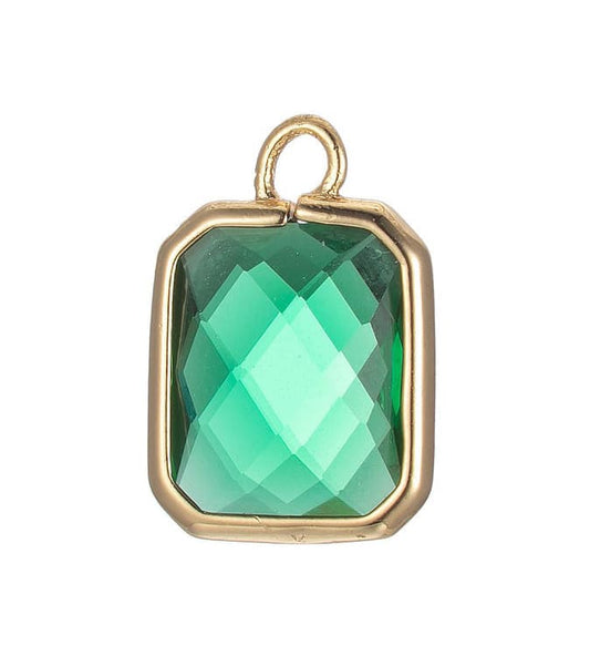 May Birthstone Charm - Elisa Charms