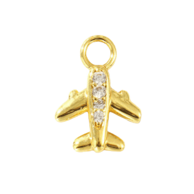 Mini Airplane Charm