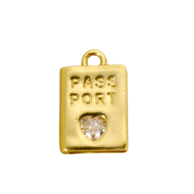Mini Passport Charm