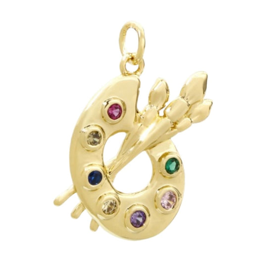 Paint Palette Charm - Elisa Charms