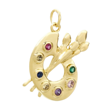 Paint Palette Charm