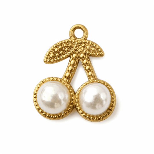Pearly Cherries Charm - Elisa Charms