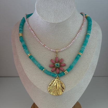 Poppy Beaded Necklace - Elisa Charms