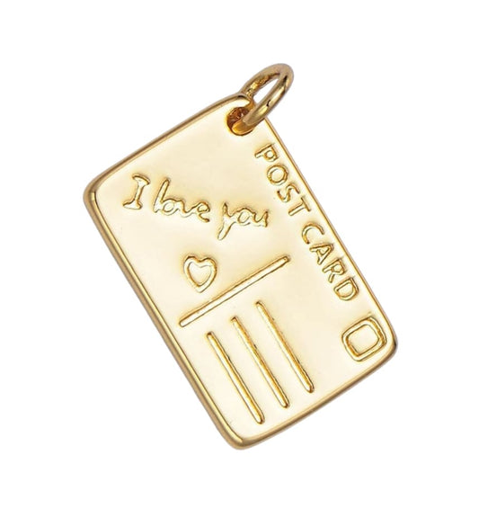 Postcard Charm - Elisa Charms