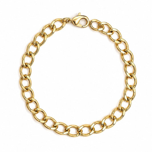 Premium Curb Chain Bracelet - Elisa Charms