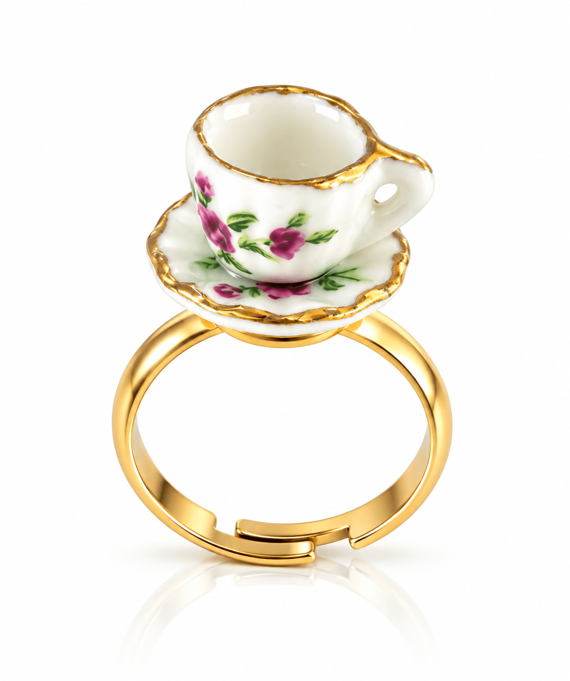Rosette Teacup Ring - Elisa Charms