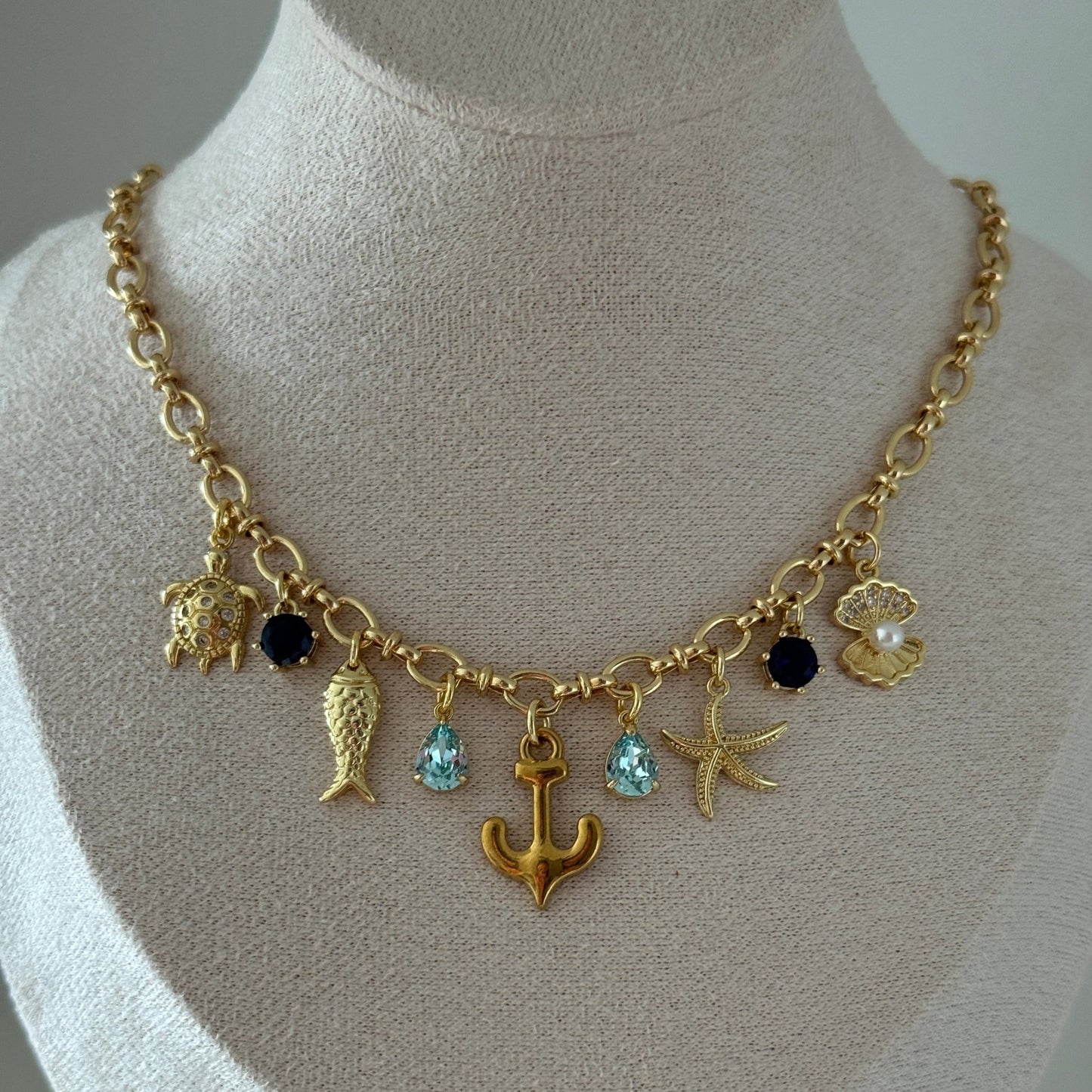 Sailor Charm Necklace - Elisa Charms