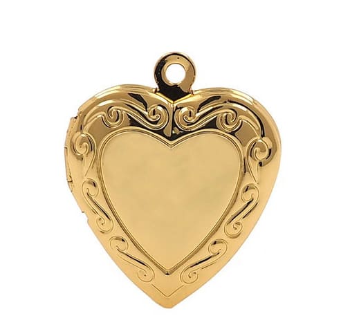 Small Heart Locket charm - Elisa Charms