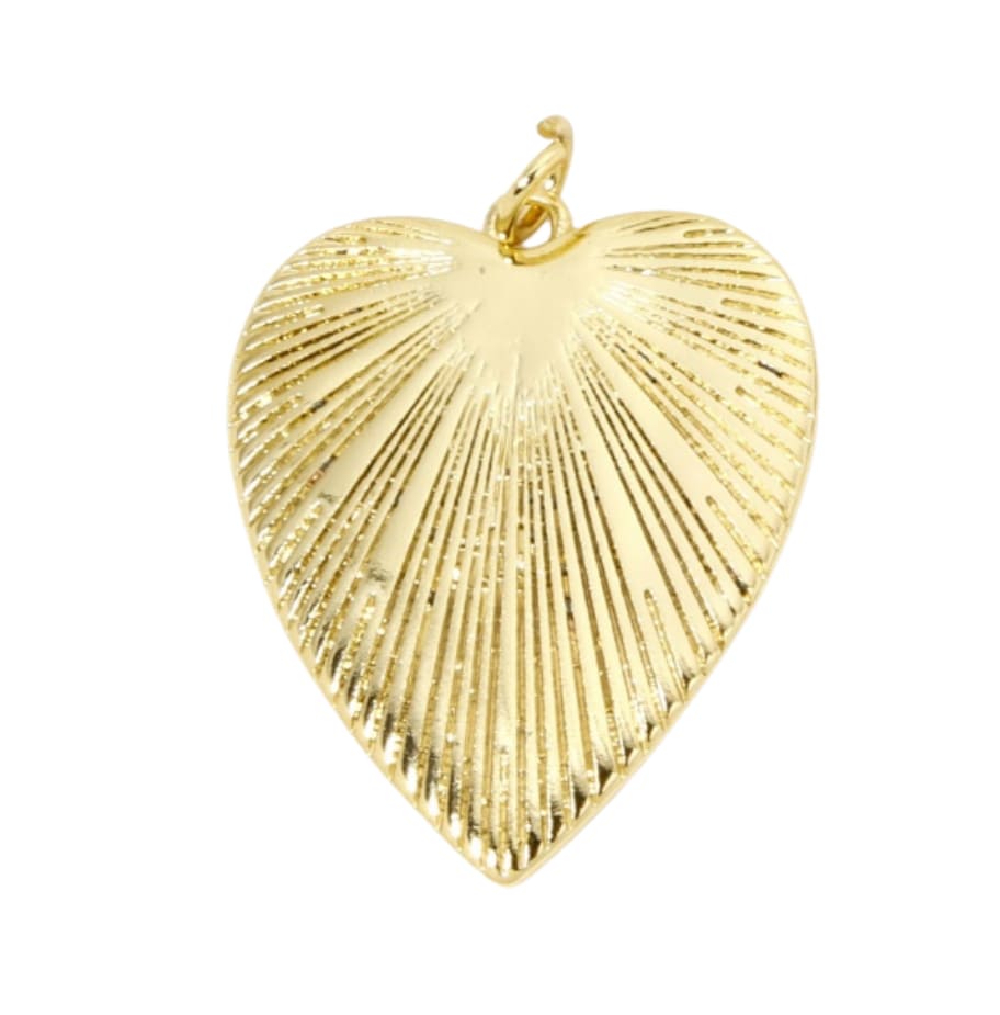 Starburst Heart Pendant - Elisa Charms