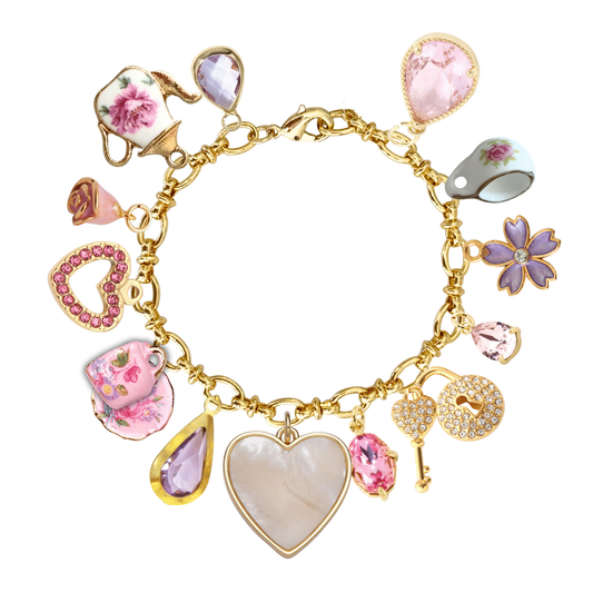 "Tea Party" Charm Bracelet - Elisa Charms