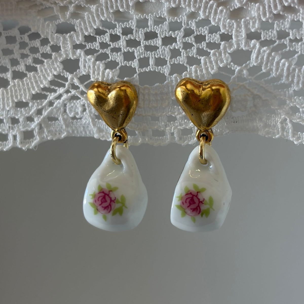 Teacup Earrings - Elisa Charms