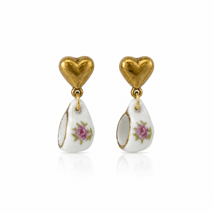 Teacup Earrings - Elisa Charms