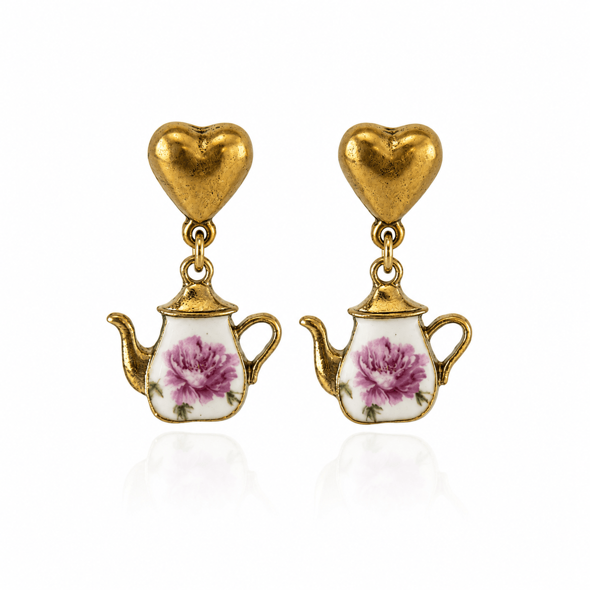 Teapot Earrings - Elisa Charms