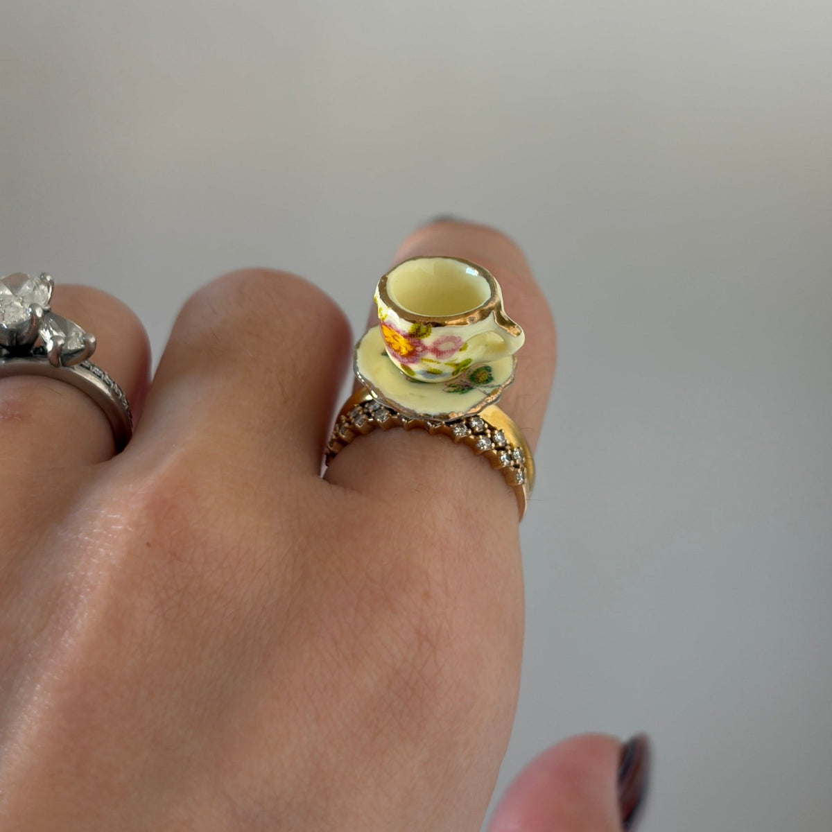 Winifred Teacup Ring - Elisa Charms
